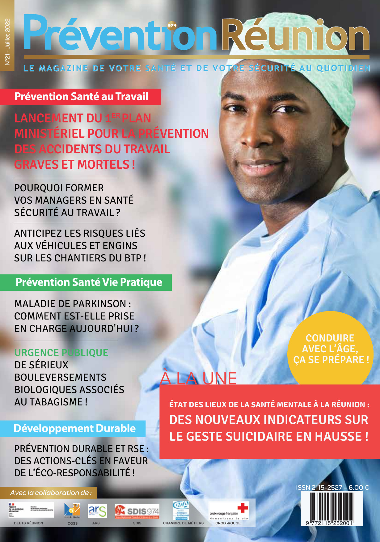 Prévention Réunion_couv_juillet 2022 Magazine Prévention Réunion - Couverture